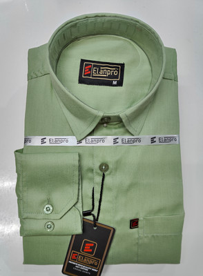 Marc Laurent Men Checkered Casual Green Shirt