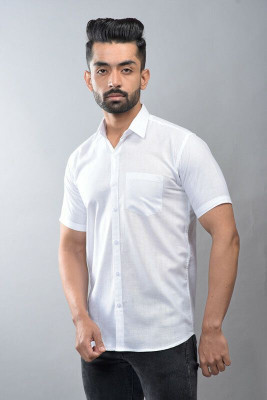 SGF TREND Men Printed Casual White Shirt