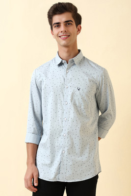 Allen Solly Men Printed Casual Grey Shirt