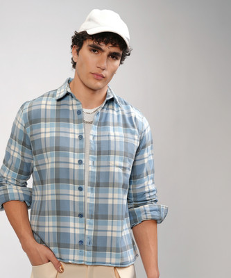 HIGHLANDER Men Checkered Casual Multicolor Shirt
