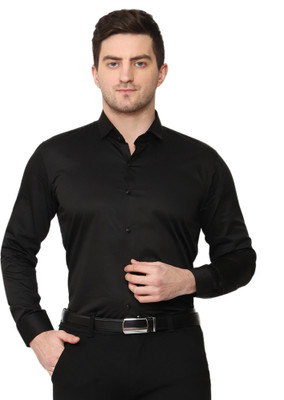 StellLIFESTYLE Trend Men Solid Casual Black Shirt