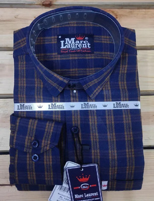 Marc Laurent Men Checkered Casual Multicolor Shirt