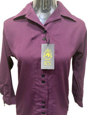 RS FASHION Women Solid Casual Purple Shirt