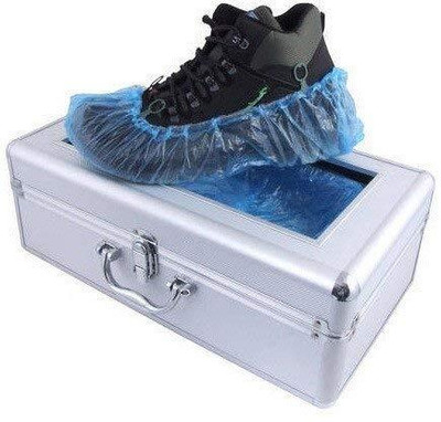 sr enterprises Automatic-Shoe Cover Dispenser Shoe Covers Machine Aluminium Silver Boots Shoe Cover(Regular Pack of 1)
