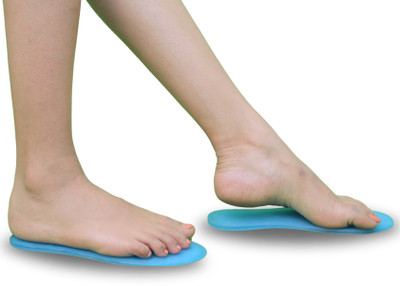 BOS MEDICARE Silicone Insole for Men & Women| small| Gel Shoe Insert for Foot Pain Relief Insole(Blue)