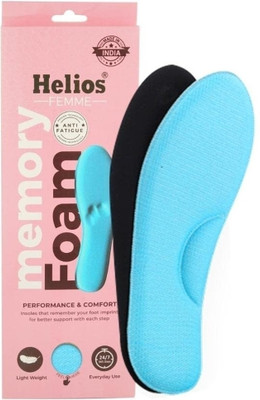 Helios Ladies Memory Foam 5 Number Form Full Length Sports, Regular Shoe Insole(Multicolor)