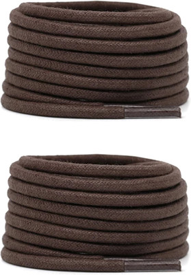 LUCATTO Lace chocolate brown 48 Shoe Lace(Chocolate brown Set of 2)