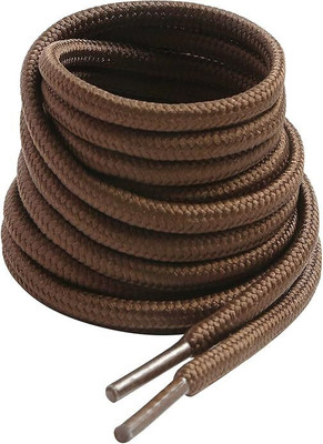 XERUS Shoe Laces Round Dark Brown Beige 150cm shoe laces for Boot sport Hiking shoes Shoe Lace(Beige, Coffee Set of 2)