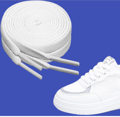SIA VENDORS Sia_White2 Shoe Lace(White Set of 1)