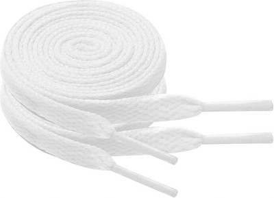 B11 Shoe Lace for Sport and Running, Men, Women & Kids Shoes (WHITE) Shoe Lace(White Set of 2)