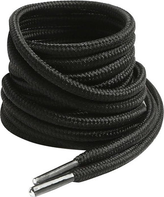 XERUS Round Shoe Lace Black 120CM Shoe Lace(Black Set of 3)