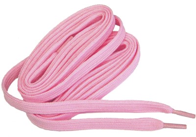 FEELPZONE 2 Pair Pink Shoelaces for Women/Girls Athletic Running Sneakers Shoes Strings Shoe Lace(Pink Set of 2)
