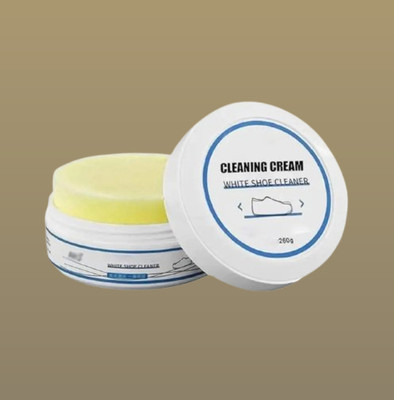 POLYGON White Shoe Polishing Fast-acting as well as Shining Leather, Canvas, Sports Shoe Cream(White)