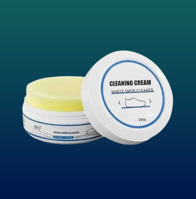 juggaris White Shoe Paste Effective and Cleaning Leather, Canvas, Sports Shoe Cream(White)