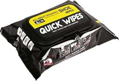 Budieggs Shoe Cleaner, Shoe Wipes for All Shoes (1 Pack of 80 Pcs) Canvas, Leather, Patent Leather, Sports, Synthetic Leather Shoe Cleaner(White)