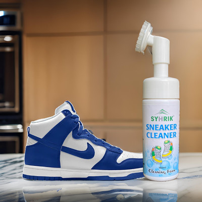 WickPrik Sneaker Cleaner Premium Foaming Solution 150 ML. Foam Sneaker Shoe Cleaner. Sports, Canvas Shoe Cleaner(Multicolor, Natural)