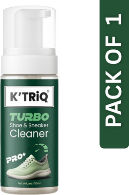 K'TRiQ Shoe cleaner | Takes away dirt | Shoes cleaner spray | Cleaning action Canvas, Leather, Patent Leather, Sports Shoe Cream(White)