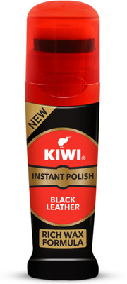 KIWI Instant Leather Shoe Liquid Polish(Black)