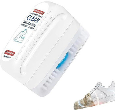 APAYA 2-in-1 Multifunctional Shoe Cleaner Brush Canvas, Sports, Velour, Nubuck Shoe Cleaner(White)