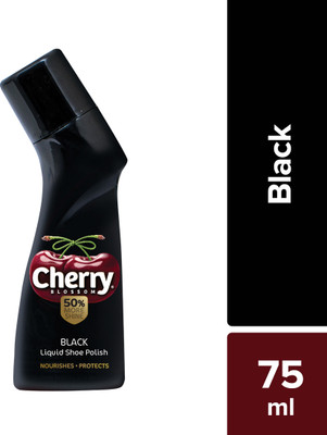 Cherry Blossom Nourishes Leather Shoe Liquid Polish(Black)
