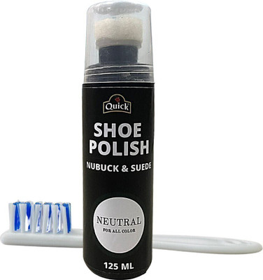 Quick Nubuck Suede Shoe Polish Color - Neutral (Pack - 125ml) Nubuck, Suede Shoe Renovator(Neutral)