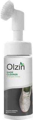 OLZIN shoe_cleaner Canvas, Leather, Nubuck, Patent Leather, Sports, Suede, Synthetic Leather, Velour Shoe Cleaner(Natural)