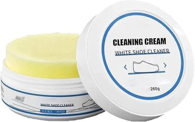 Deshco Shoe Cleaning Cream Stain Remover,Shoes Whitening Cleaning,Sneaker Cleaner Shoes Canvas, Leather, Sports Shoe Cream(White)