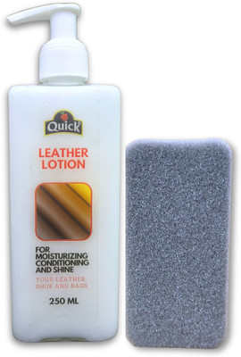 Quick Leather Lotion Cream For Leather Shoes Bags and Jacket | 250 ML Pack | Leather Shoe Lotion(Neutral)