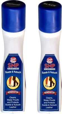 SNP Nubuck & Suede Shoe Liquid Polish Black, Natural Nubuck, Suede Shoe Liquid Polish(Black, Natural)