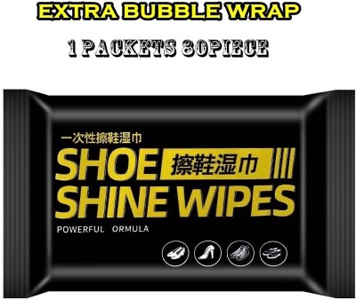 Honbon Shoe Cleaner Wipes 80Pcs Quick Wipes for Sneakers Removes Dirt Stains Cleaner Sports Shoe Cleaner(White)