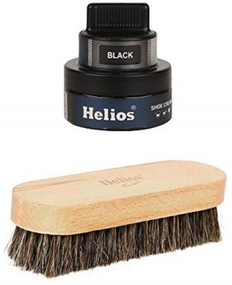 Helios Shoe Accessories Kit 1 Black Shoe Cream 199 Leather Shoe Cream(Black)