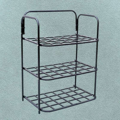 MAKD SHOES RACK Metal Shoe Stand(SHOES RACK 3 LAYER, 3 Shelves, DIY(Do-It-Yourself))