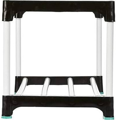 RKE Books racks and multipropres Plastic Shoe Stand(Matel Rack 2 layers, 2 Shelves, DIY(Do-It-Yourself))