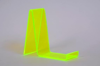 AJ Lite Acrylic Shoe Store Display Stand - Neon Green - 12pcs Plastic Shoe Stand(Neon Green, 1 Shelves, Pre-assembled)