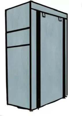 DOZZER SHOE RACK WITH COVER 6 LAYER-BLUE Metal Collapsible Shoe Stand(GREY, 6 Shelves, DIY(Do-It-Yourself))