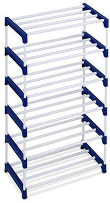 TheNextStore HAVY plastic pipe shoe rack home or 6 Layer Rack organizing Metal Shoe Stand(White, 6 Shelves, DIY(Do-It-Yourself))