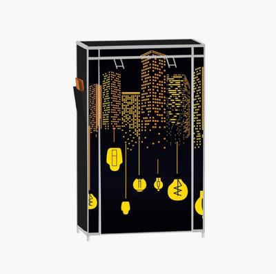 CHOUXPRO Foldable 6-Layer Shoe Rack with Cover | Dustproof & Portable Plastic Collapsible Shoe Stand(MULTICOLOR6, 6 Shelves, DIY(Do-It-Yourself))