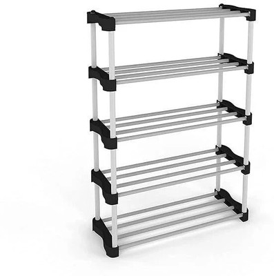 Shree Creations Multipurpose Plastic Shoe Stand(White, 5 Shelves, DIY(Do-It-Yourself))