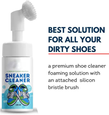 RURI Sneaker Cleaning, Shoe Cleaning, Instantaneously Cleans All Types of dirt Canvas Shoe Cleaner(White)