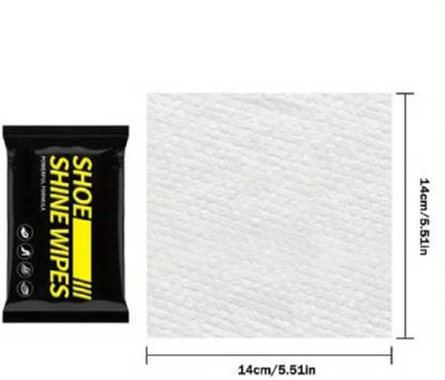PICKSTOCK Sneaker Wipes Shoe Wipes (1 Pack of 80 Pcs) Cleaner(Generic, Leather, Nubuck, Nylon, Sports Shoes, Natural)