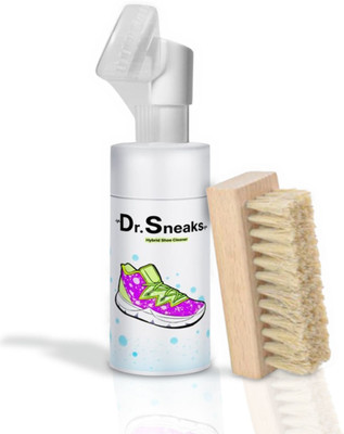 Dr Sneaks Hybrid Shoe Foam Cleaner Pump 100 ml Cleaner(Sports Shoes, Natural)