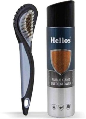 Helios SHOE ACCESSORIES KIT 1 NUBUCK SUEDE GLOWER 250ML, 1 NUBUCK SUEDE BRUSH Cleaner(Nubuck, Natural)