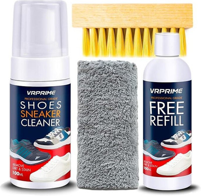 VRPRIME Foam Sneaker Cleaning Kit Cleaner(Sports Shoes, Nubuck, White)
