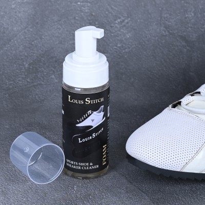 LOUIS STITCH Spray for Sneaker Cleaning Foam Spray (150 ML) Shiner(Synthetic Leather, Neutral)