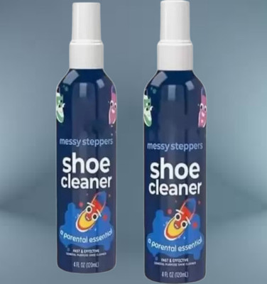 GRANSI Messy Steppers Shoe Cleaner Cleaner_F22 Shiner(Synthetic Leather, Blue)