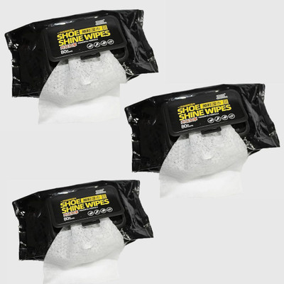 RAYVER CREATION Shoe Cleaner Wipes Pack of 240 – Quick Shine for Leather Shoes and Sneakers Cleaner(Leather, Nylon, Sports Shoes, Synthetic Leather, White)