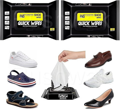 kktraders shoes wipes Cleaner(Generic, White)
