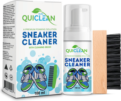 ELEM Quiclean Sneaker Cleaner Premium Foaming Solution Cleaner  (Nubuck, Nylon, Sports Shoes, Suede, Synthetic Leather, Velour, Neutral) For Rs. 160 @ 84 %