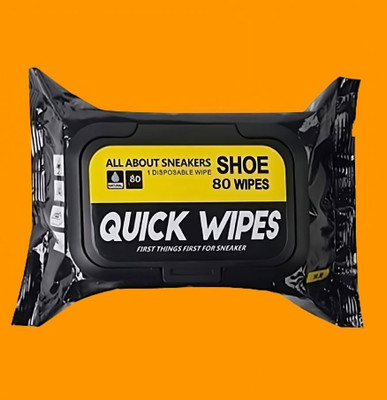 ADBERG Instant Shoe cleaning Wipes 1 Packs of 80 wipes Dirt stain mud Cleaner Portable Cleaner(Generic, Leather, Nubuck, Nylon, Sports Shoes, Synthetic Leather, Velour, Suede, Black)