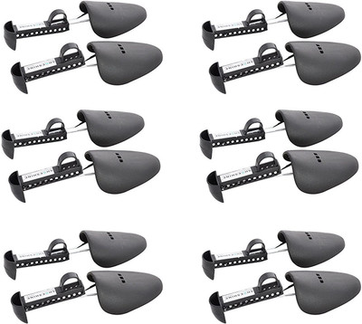 SHOESHINE Men's Shoe Trees (6 Pairs) Premium Quality Adjustable Shoe Shaper Stretcher Shoe Tree(Men)